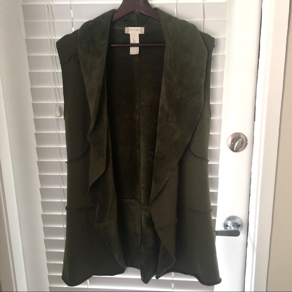 Altar’d State Cozy Chic Vest Suede